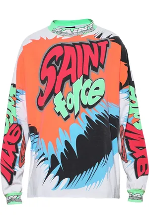 SAINT MXXXXXX Playera con estampado gráfico