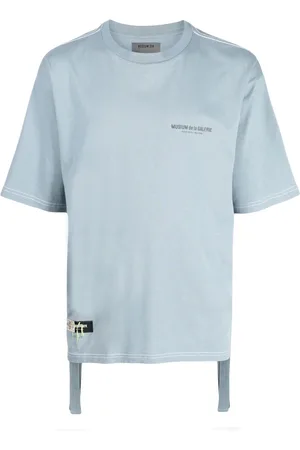 Musium Div. Playera con eslogan estampado