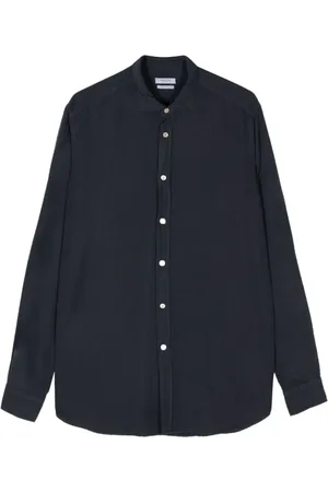 Boglioli Camisa manga larga con cuello italiano