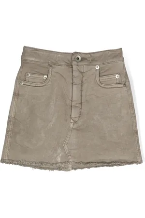 Rick Owens Falda corta de mezclilla