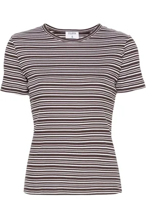 Filippa K Playera de canalé con motivo de rayas