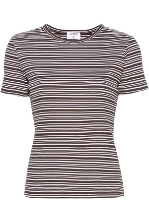 Filippa K Playera de canalé con motivo de rayas