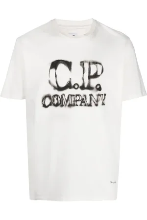 C.P. Company Playera con logo estampado