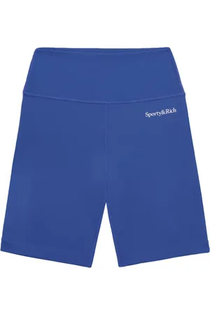 Sporty & Rich Shorts de ciclismo con logo estampado