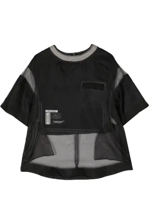 UNDERCOVER Playera con panel de tul