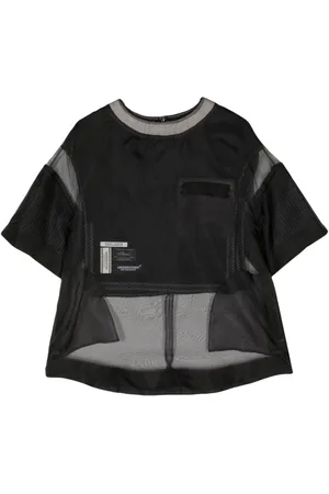 UNDERCOVER Playera con panel de tul
