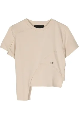 HELIOT EMIL Playera con paneles y logo estampado