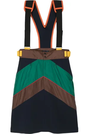 Kolor Vestido tipo overol con diseño color block