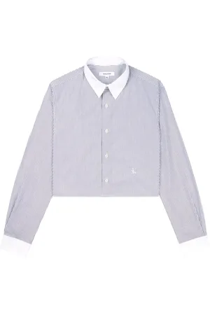 Sporty & Rich Camisa corta con rayas estampadas