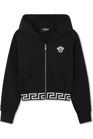 VERSACE Hoodie con bordado Medusa