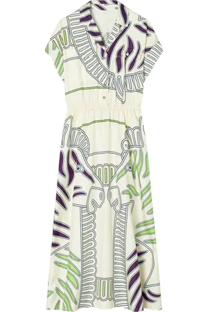 Tory Burch Vestido camisero estampado