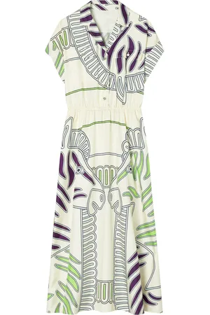 Tory Burch Vestido camisero estampado