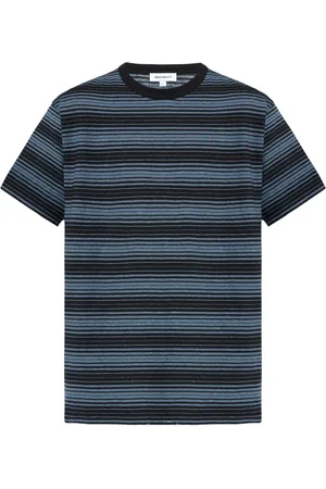 Norse projects Playera con rayas estampadas