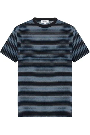 Norse projects Playera con rayas estampadas