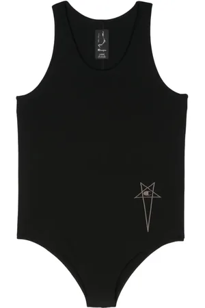 Rick Owens Body con logo bordado