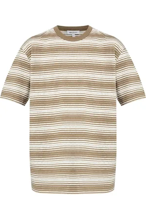 Norse projects Playera con rayas estampadas