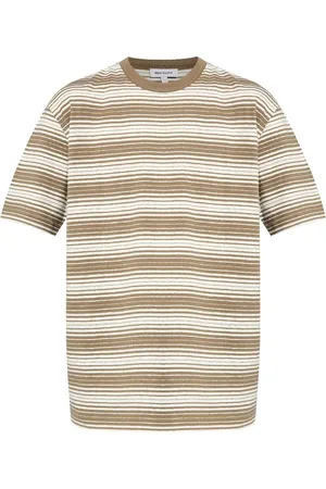 Norse projects Playera con rayas estampadas