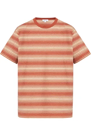 Norse projects Playera con rayas estampadas