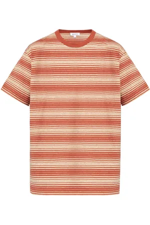 Norse projects Playera con rayas estampadas