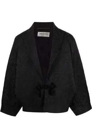 Saint Laurent Blazer con motivo en jacquard