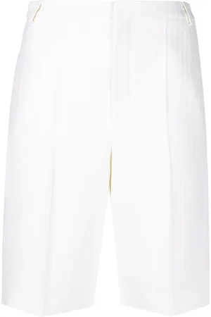 Saint Laurent Shorts de vestir a rayas