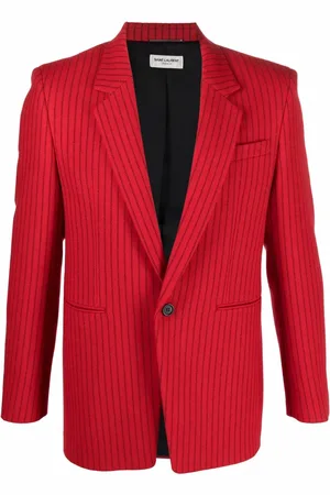 Saint Laurent Blazer a rayas diplomáticas