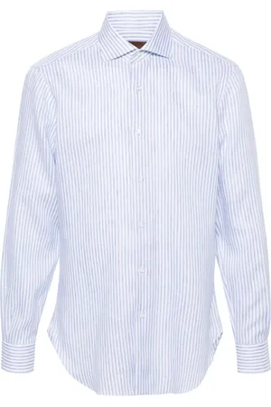 BARBA Camisa con rayas estampadas