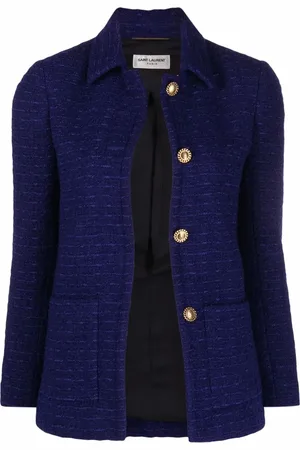 Saint Laurent Blazer de tweed ajustado