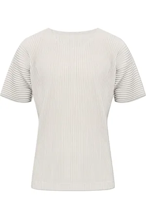Issey Miyake Playera plisada manga corta
