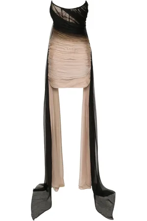MUGLER Vestido corto estilo corset