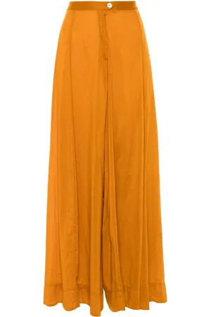 FORTE FORTE Pantalones palazzo con pinzas