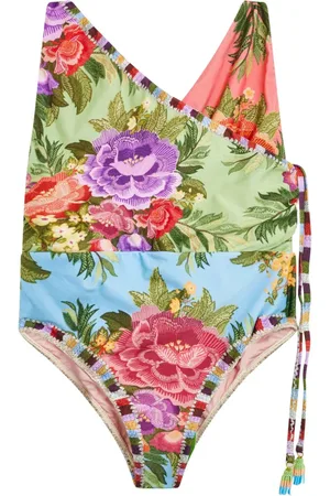 Farm Rio Traje de baño con estampado floral