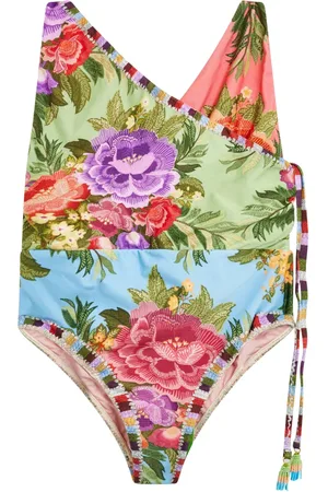 Farm Rio Traje de baño con estampado floral