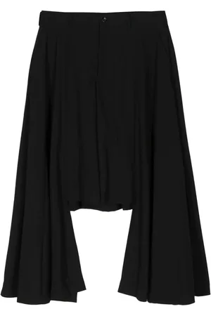 Comme des Garçons Pantalones drop crotch con ribete