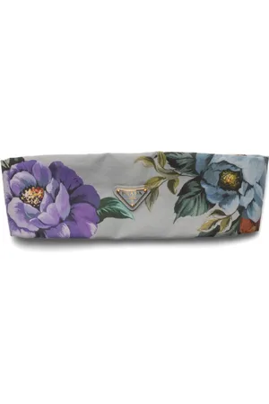Prada Banda para el cabello con estampado floral