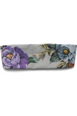 Prada Banda para el cabello con estampado floral