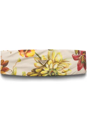 Prada Banda para el cabello con estampado floral