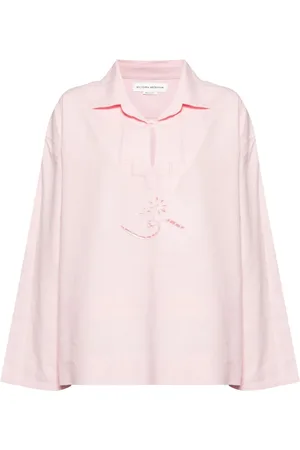 Victoria Beckham Blusa con bordado inglés