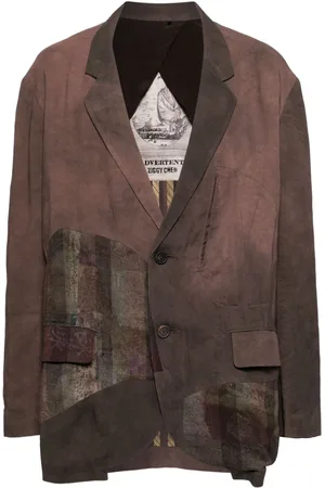 ZIGGY CHEN Blazer con diseño patchwork