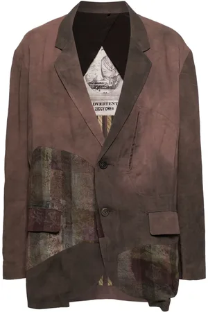 ZIGGY CHEN Blazer con diseño patchwork