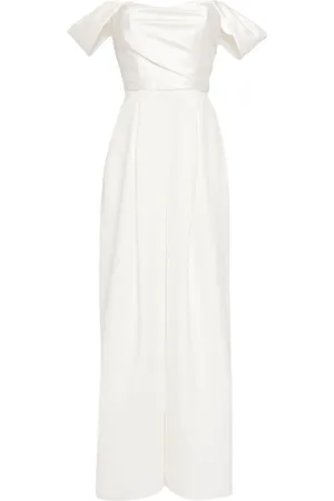 Amsale Jumpsuit con hombros descubiertos