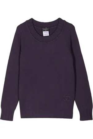 CHANEL Suéter con cuello redondo 2000