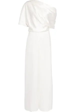 Amsale Jumpsuit ancho drapeado