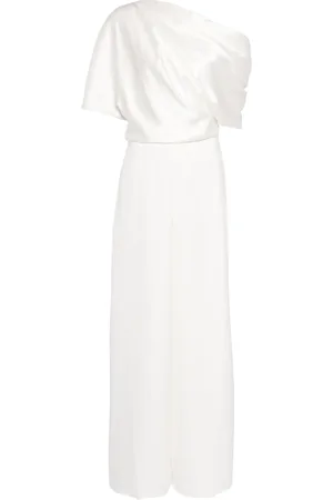 Amsale Jumpsuit ancho drapeado
