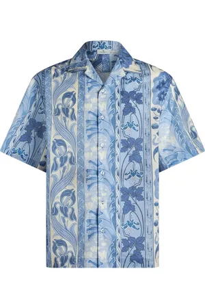 Etro Camisa bowling con estampado floral