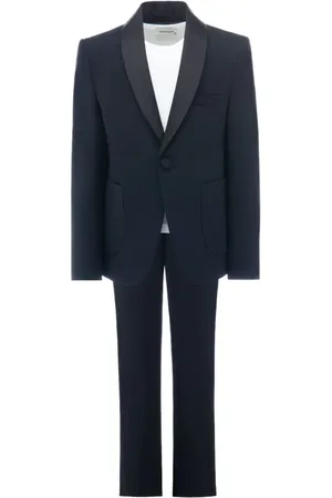 M. Moustache Traje de tres piezas Navy Hendrix