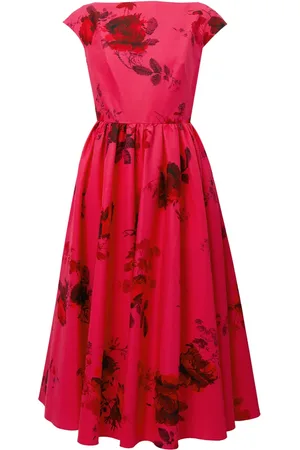 Erdem Vestido midi con estampado floral