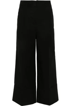 Twin-Set Pantalones rectos con diseño capri