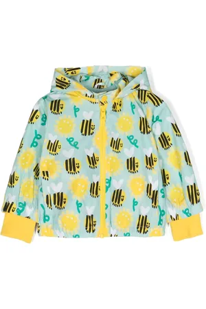 Stella McCartney Chamarra con capucha y estampado floral