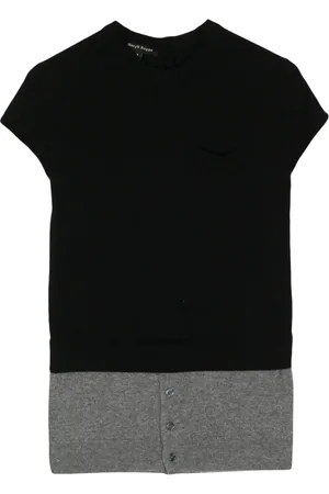 MERYLL ROGGE Two-tone cashmere top